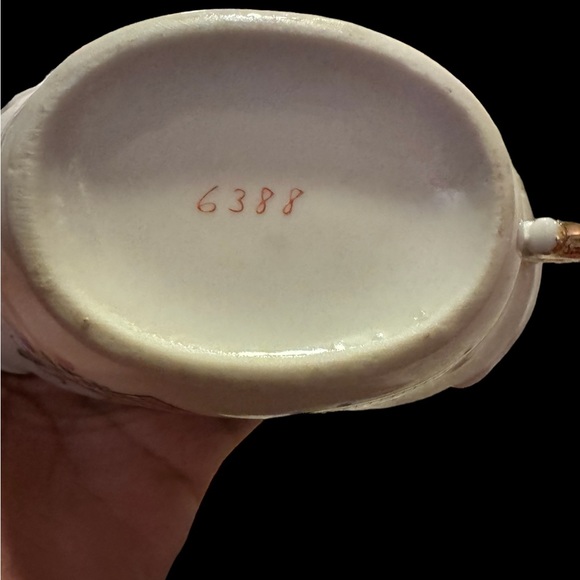 Hand Painted Ardalt Japan #6388 - 1950s -Butterfly & Birdhouse trinket vintage - Picture 9 of 9